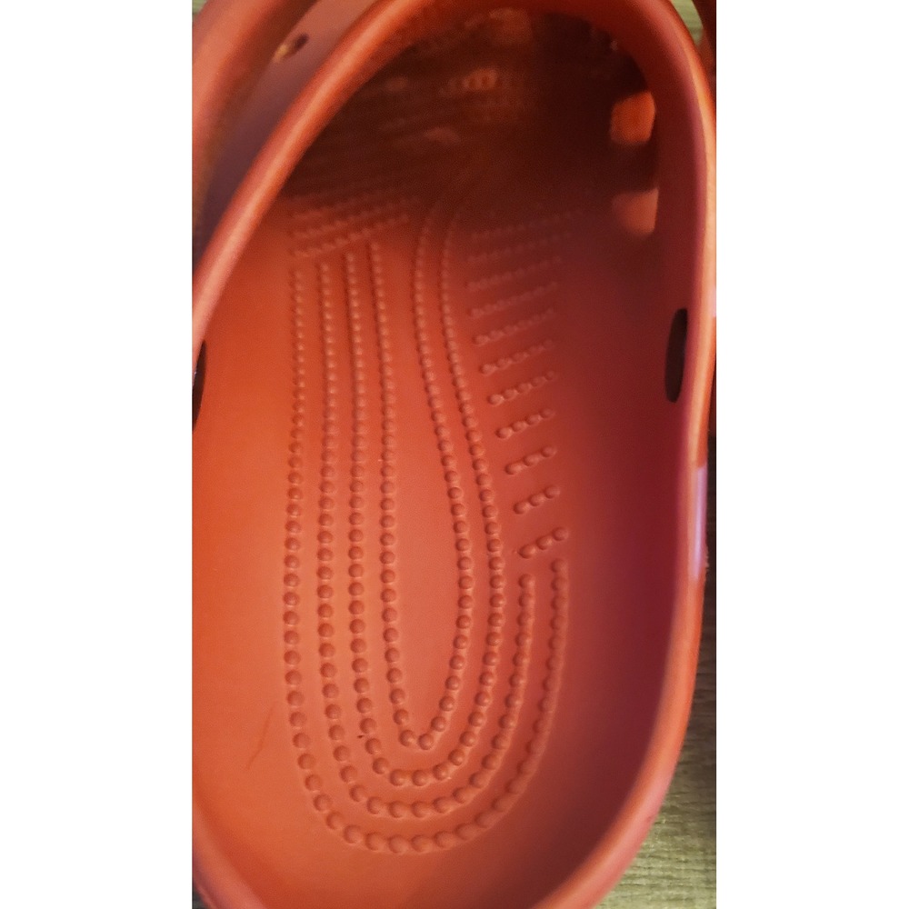 Crocs Classic Slip On Clogs Women's 9 Men's‎ 7 Red - Picture 5 of 10